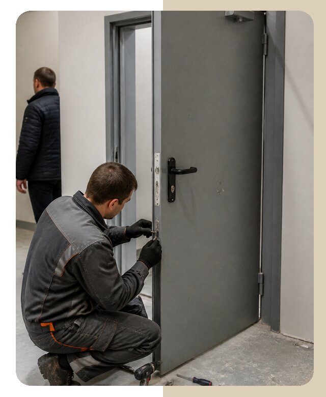 Ремонт противопожарной двери в Юбилейном по цене 6697 р. | ДвериЛегко-Юбл